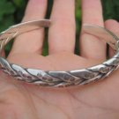 999 to 970 fine silver hill tribe bangle bracelet Thailand jewelry art A50