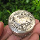 Small Lion Tiger 50 % Silver 50 % Copper box Cambodia art Small Lion Tiger 50 % Silver 50 % Copper box Cambodia art