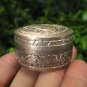 Small Lion Tiger 50 % Silver 50 % Copper box Cambodia art