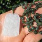 Natural White Jadeite Jade Dragon pendant necklace Amulet stone carving A55
