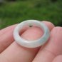 Natural Jadeite Jade ring Thailand jewelry stone mineral size 4.5 E5870