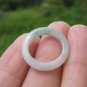 Natural Jadeite Jade ring Thailand jewelry stone mineral size 4.5 E5870