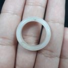 Natural  Grade A  Jadiete  Jade ring stone carving  Size 6.5 A7183