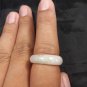 Natural  Grade A  Jadiete  Jade ring stone carving  Size 6.5 A7183