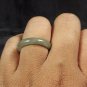 Natural  Grade A  Jadiete  Jade ring stone carving  Size 8.25 A7790