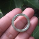 Natural Jadeite Jade ring Thailand jewelry stone mineral size  7 US   E 59132