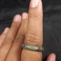 Natural  Grade A  Jadiete  Jade ring stone carving  Size 7  A7141