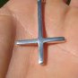 Large 925 Silver Inverted Saint Peter Petrine Cross or Satanic Pendant A5