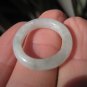 Natural Jadeite Jade Ring Northern Stone Mineral Size 10.5 US A926