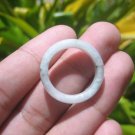 Natural Jadeite Jade ring Thailand jewelry stone mineral size  6.75US   E 59109