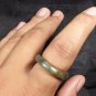 Natural  Grade A  Jadiete  Jade ring stone carving  Size 8.25 A7785