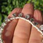 Large 950 to 999 fine silver hill tribe bead bracelet Thailand jewelry art A130