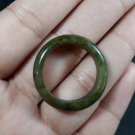 Natural  Grade A  Jadiete  Jade ring stone carving  Size 10.75 A7128