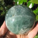 Natural Fluorite crystal ball mineral  specimen stone art A19