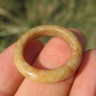 Natural  Grade A  Jadiete  Jade ring stone carving  Size 8 A7162