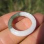 Natural Grade A Jadiete Jade ring stone carving Size 7.5 A7152