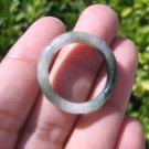 Natural Jadeite Jade ring Thailand jewelry stone mineral size 9.5 US   E 5948