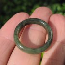 Natural Grade A  Jadeite Jade ring stone mineral carving  Size 7 US  A1538