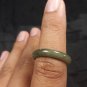 Natural  Grade A  Jadiete  Jade ring stone carving  Size 6.75 A7181