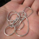 925 Sterling Silver snake skin chain 20" inch 1.5 mm necklace Thailand A1