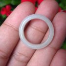 Natural Jadeite Jade ring Thailand jewelry stone mineral size  6.75 US  EB 096