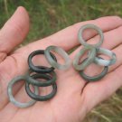 Set 9 ( lot ) Natural Jade ring Thailand jewelry stone art size US 6.5  7