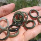 Set 12 ( lot ) Natural Jade ring Thailand jewelry stone size US 6.75 7 A40