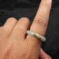 Natural  Grade A  Jadiete  Jade ring stone carving  Size  9.25  A7159