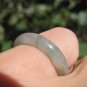 Large Natural Grade A Jadeite Jade ring stone carving Size 9.5 US A1035