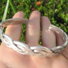 999 to 970 fine silver hill tribe bangle bracelet Thailand jewelry art A34 999 to 970 fine silver hill tribe bangle bracelet Thailand jewelry art A34