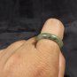 Natural  Grade A  Jadiete  Jade ring stone carving  Size 7.75 A7789