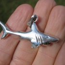 925 Silver Great White Shark Pendant Necklace jewelry art Taxco Mexico A20 925 Silver Great White Shark Pendant Necklace jewelry art Taxco Mexico A20