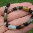 Natural Jade stone bead bracelet Thailand jewelry art Natural Jade stone bead bracelet Thailand jewelry art
