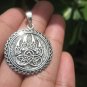 925 Silver Viking Celtic Style Bear Claw Pendant Necklace A2