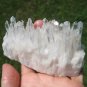 Natural Quartz crystal point matrix stone mineral specimen A18