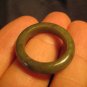 Natural Grade A Jadiete Jade ring stone carving Size 7 A732