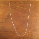 925 Sterling Silver snake skin chain 20" inch necklace A