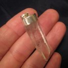 925 Silver rough Quartz mineral stone Pendant Nepal Jewlery art A27 925 Silver rough Quartz mineral stone Pendant Nepal Jewlery art A27
