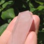 Natural polished rose quartz rosequartz Mineral specimen point A22