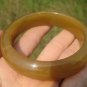 Natural Jade Agate Stone Bangle Bracelet Thailand Jewlry Art A18