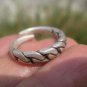 999 fine silver hill tribe ring thailand jewelry art A48 size 7 to 7.25