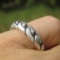 999 fine silver hill tribe ring thailand jewelry art A48 size 7 to 7.25