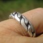 999 fine silver hill tribe ring thailand jewelry art A48 size 7 to 7.25