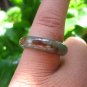 Large Natural Jadeite Jade Ring Thailand Jewelry Art Size 6.75 EB 529