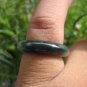 Large Natural Jadeite Jade Ring Thailand Jewelry Art Size 4.75 EB 520