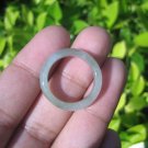 Natural Jadeite Jade ring Thailand jewelry stone mineral size  6.75 US   E 59159