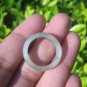 Natural Jadeite Jade ring Thailand jewelry stone mineral size 6.75 US E 59159
