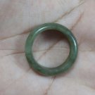 Natural  Grade A  Jadiete  Jade ring stone carving  Size 8 A777