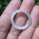 Natural Jadeite Jade ring Thailand jewelry stone mineral size 6.75 US  EA 056