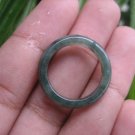 Natural Jadeite Jade ring Thailand jewelry stone mineral size 6.75 US  EA 002
